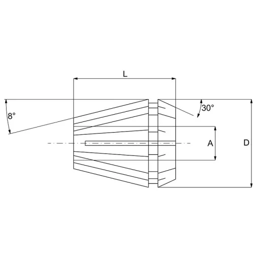 FERVI Szerszámbefogó patron készlet 3-20 mm (18 részes)
