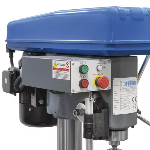 FERVI Álló fúrógép, szíjhajtással 16/B18