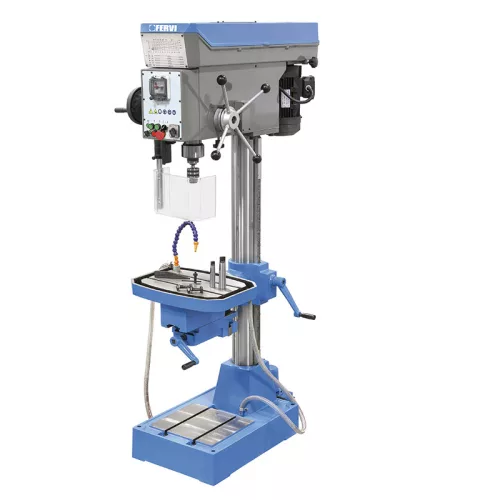 FERVI Álló fúrógép szíjhajtással, hűtéssel, 13/B16