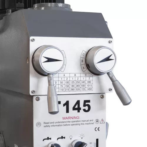 FERVI Oszlopos fúrógép fogaskerék hajtású