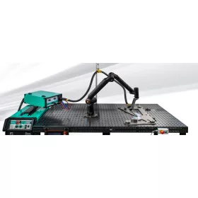   Robot de sudură Merkle WeldRobo7 cu mașină HighPulse 400DW și masă de 2 m
