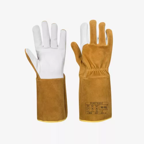 Hegesztőkesztyű TIG Ultra A521 Portwest, Szín:barna, Méret:2XL