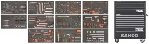 BAHCO Szerszám  készlet, 11 FF1BxxLM tartalmaz