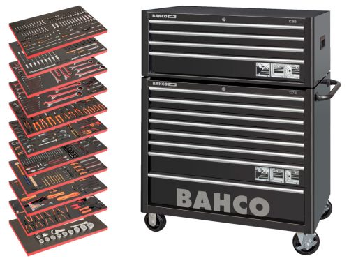 Cărucior scule BAHCO 1475KXL8NEGRU + 1485KXL4NEGRU