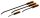 Set de chei de impact BAHCO, 4 piese