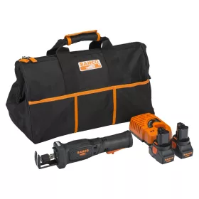   BAHCO Akkumulátoros orrfűrész (14,4 V) + táska, töltő akkumulátor (2 db)