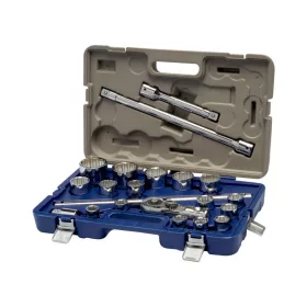 Set chei tubulare IRIMO, 3/4", Bi-Hex, 21 buc 19-50 mm