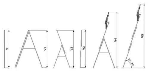 Scară din aluminiu 3x11