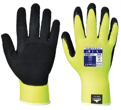 Mănuși din latex imersate A340 PORTWEST Culoare: galben, Mărime: XXS