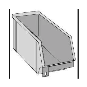   Cutie de depozitare KELIT-LOGOS-BOX (MH box 3) 350x140x170mm Albastră