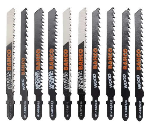 Seturi de lame de ferăstrău BAHCO - Pentru lemn și plastic