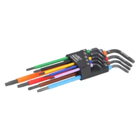 Set chei L multicolore BAHCO, TORX®, 9 piese