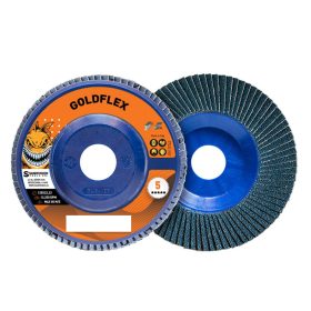 Lamellás csiszolókorong  GOLDFLEX, egyenes, 125 mm Z40