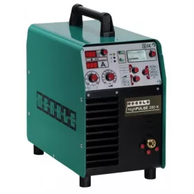 Merkle hegesztőgép Synergic MIG HighPULSE 284 K fogyóelektródás ívhegesztő gép, tartozékokkal és TE