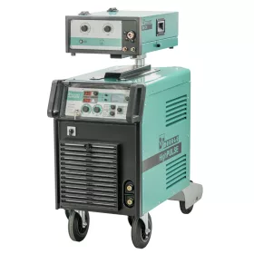 Merkle hegesztőgép Synergic MIG HighPulse 354 DW fogyóelektródás ívhegesztő gép, tartozékokkal és 4