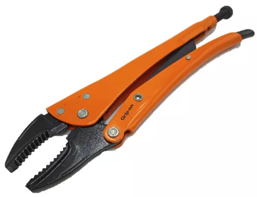 Clește autoblocant Grip-On, fălci curbate 192 mm