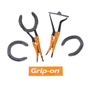 Set clește potcoavă autoblocant Grip-On, 2 bucăți