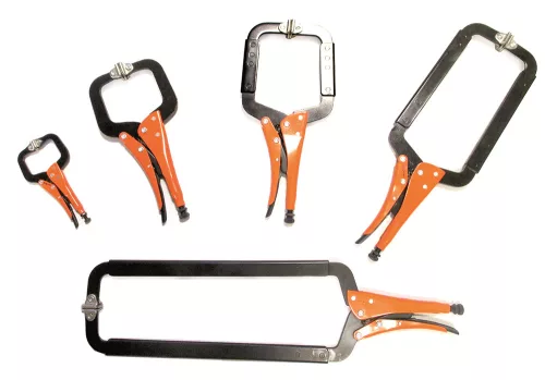 Clește autoblocant Grip-On, cu falcă mobilă în formă de C, 630 mm