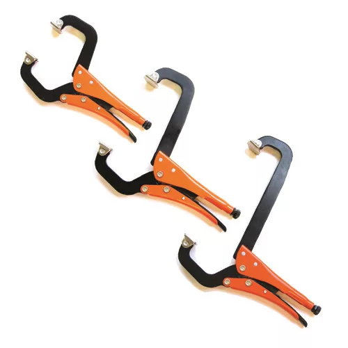 Clește autoblocant Grip-On, fălci în trepte 230 mm