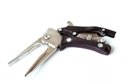 Grip-On önzáró fogó, hosszúcsőrű, gyorskioldós 155 mm