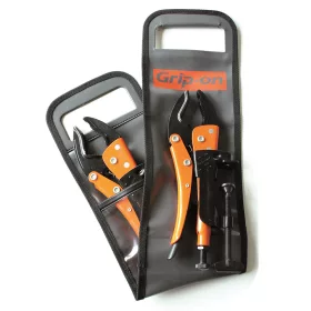   Set clește autoblocant Grip-On cu cleme de masă (4 bucăți)