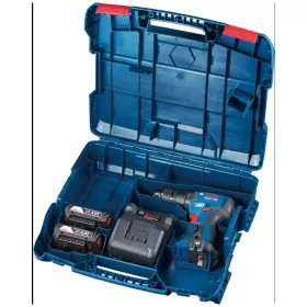   Mașină de găurit/șurubelniță fără fir BOSCH GSB 18V-50 2x2Ah Carcasă L