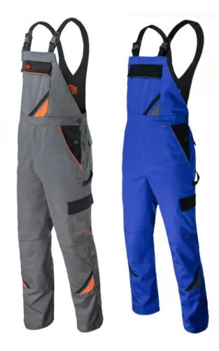 Professional Kertésznadrág 320gr. 65% poliészter 35% pamut méret: 54 (167cm) Királykék/Fekete