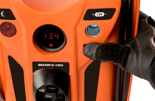 BAHCO Akkumulátor töltő és indító 12 V, 1200 A