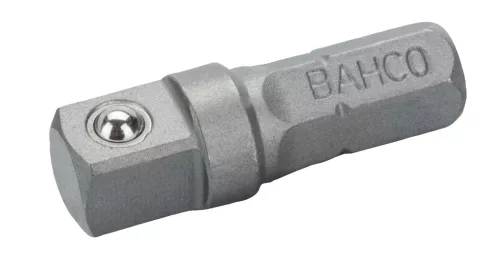 BAHCO Csatlakozó 1/4" külső hatszögtől 1/4" külső négyzetig 25 mm, 5 darab műanyag dobozban