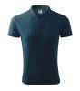 Galléros póló férfi Pique, 65 % pamut, 35 % poliészter, tengerészkék, méret:"2XL"