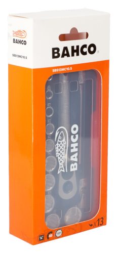 BAHCO 1/4" Dugókulcs készlet, 13 db