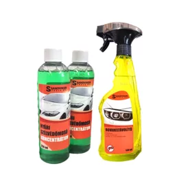   2 db SANDVIKEN Nyári szélvédőmosó koncentrátum 250 ml  + 1 db SANDVIKEN Rovaroldó pumpás 500 ml