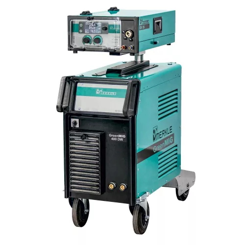 Merkle Szinergikus MIG hegesztő gép GreenMIG 400 DW  tartozékokkal és TEDAC torch SBT 504 W, 5 m
