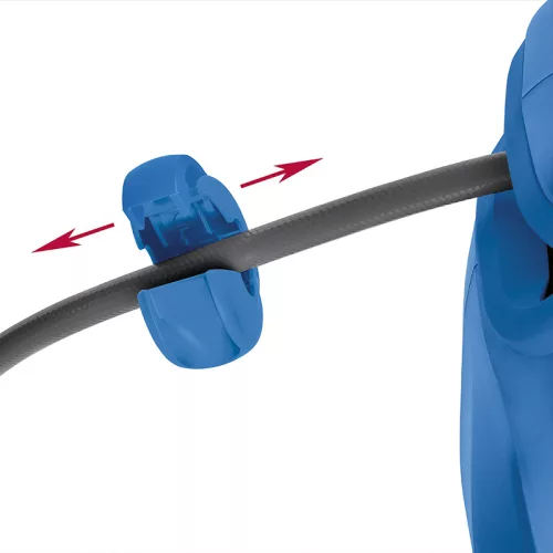 FERVI Levegőtömlő dob, 17 BAR,  1/4"-1/4" BSPT, 12x8mm, hossz: 10m+1m