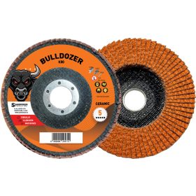   BULLDOZER Lamellás csiszolókorong Kerámia Extra 125 mm K40