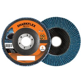 Lamellás csiszolókorong  SHARKFLEX, íves 125 mm Z80