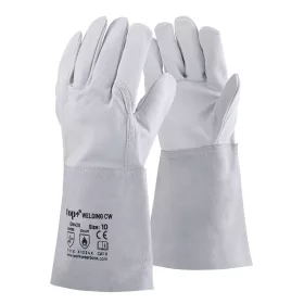   TOP WELDING CW hegesztőkesztyű, 15 cm bivalybőr mandzsetta, szürke Méret: 10.5