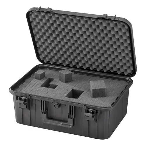 FERVI Erősített, nagy teherbírású koffer, 572x425x239h mm, belső=41,5L