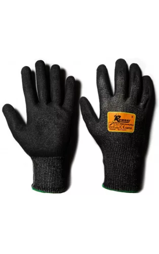 Vágásbiztos védőkesztyű habosított nitril 5-ös, Sandyflex, Méret: L/9