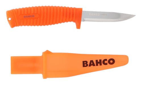 BAHCO kés rozsdamentes pengével, fluoreszkáló markolat 220 mm