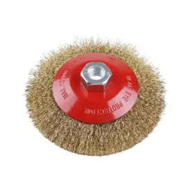   Lev Festa kúpos körkefe 125x20mm- M14- 0,3 hullámos réz bevonatú, 21902