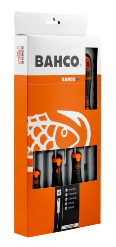 BAHCOFit csavarhúzó készlet, lapos-PH (5 részes)