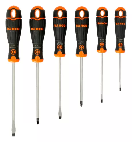 BAHCOFit csavarhúzó készlet, lapos-PH (6 részes)