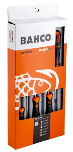 BAHCOFit csavarhúzó készlet, lapos-PH (6 részes)