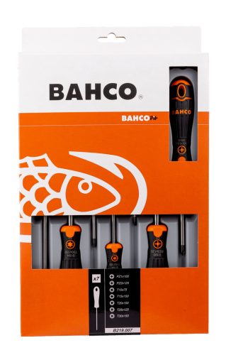 BAHCOFit csavarhúzó készlet, TORX-PZ (7 részes)