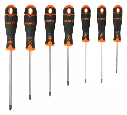 Set șurubelnițe BAHCOFit, TORX-PZ (7 bucăți)