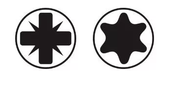 BAHCOFit csavarhúzó készlet, TORX-PZ (7 részes)