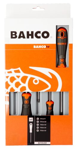 BAHCOFit csavarhúzó készlet, Tamper (5 részes)