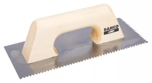 BAHCO Fogazott glettvas acélból (V) fa markolattal, 270x115 mm