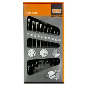   BAHCO Csillag-villáskulcs 15° készlet, 8-22 mm (10 részes)